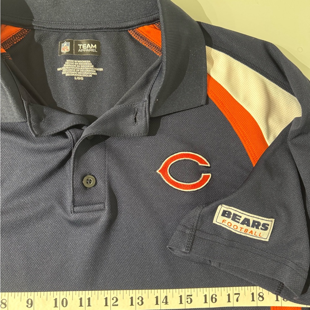 Bears Football Navy Polo Shirt